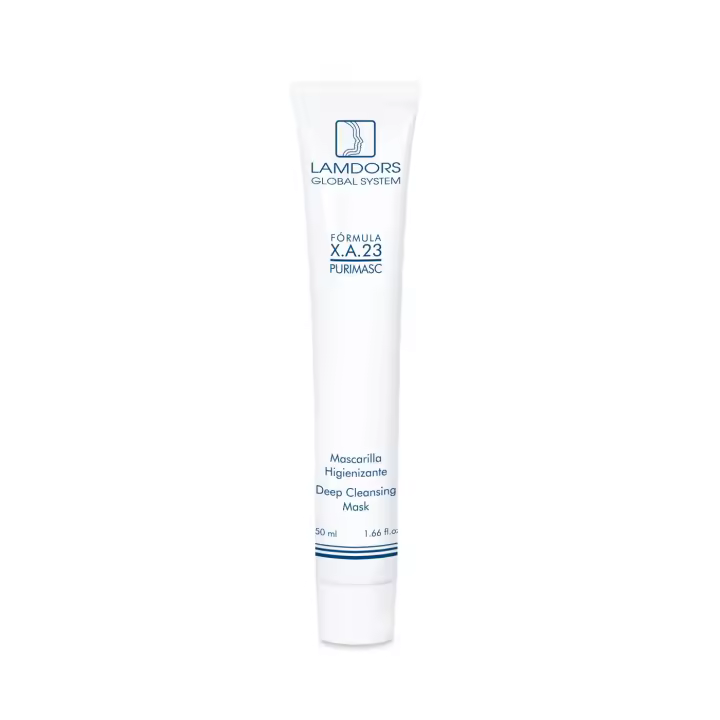 X.A.23 PURIMASC 90ML LAMDORS Mascarilla absorbente de la grasa, higienizante, descongestiva y antiséptica. - 1