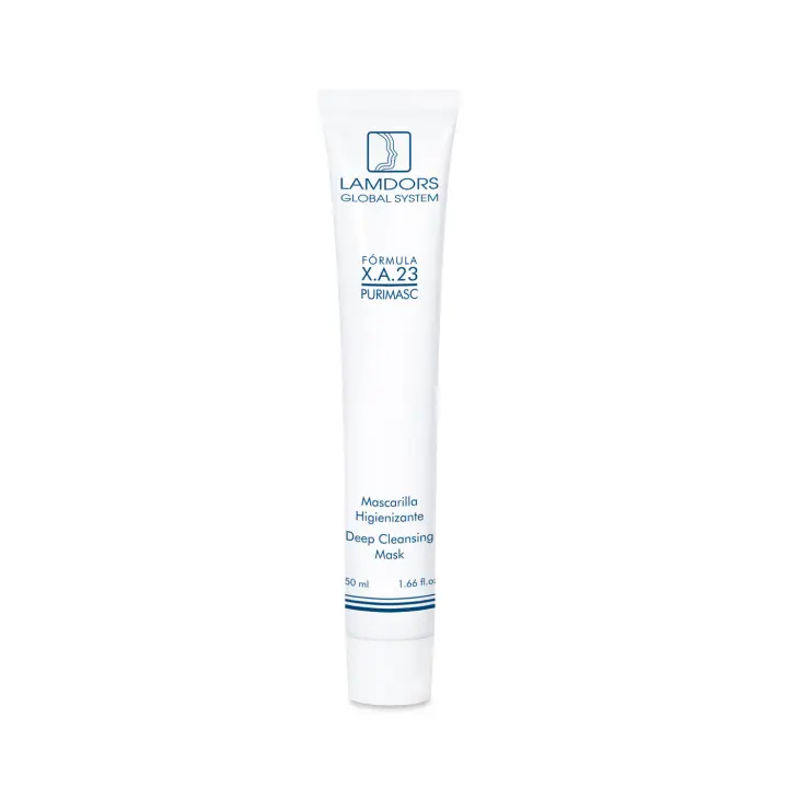 X.A.23 PURIMASC 90ML LAMDORS Mascarilla absorbente de la grasa, higienizante, descongestiva y antiséptica. - 1