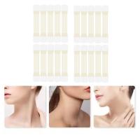 20pcs Cinta De Levantamiento Facial Y Cuello Adhesivos Invisibles Para El Cuello Con Bandas Elásticas Reemplazo De Cintas De Levantamiento - details 8