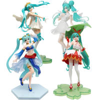 Figura De Anime Hatsune Miku Bellas Mujeres Modelo Decoración Para El Hogar Regalos Para Niñas Caso Ornamentales Accesorios De Figuras De Acción Unisex - details 0