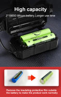 Linterna Frontal LED Recargable 18650 Potencia Máxima 9000000LM Para Pesca Y Camping Luz De Trabajo Profesional Impermeable Con Tres Modos De Iluminación - details 13