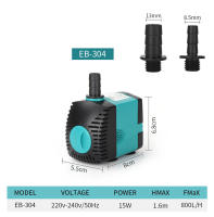 Bomba De Agua Submersible Ultra-Silenciosa Para Piscina Acuário Y Tanque De Peixes 3W 6W 10W 15W 25W 110V/240V Con Filtro - details 7