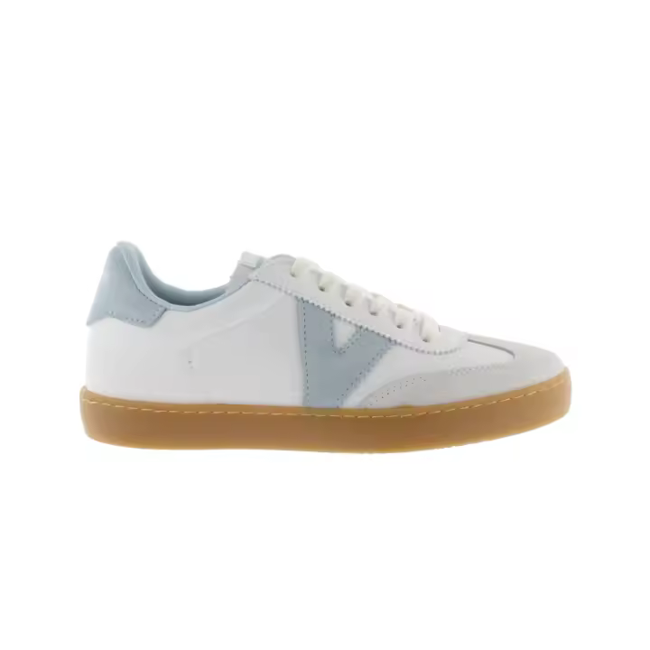 Victoria Berlín Ciclista Zapatillas de efecto piel con piezas de serraje e interior en contraste 1126206 - 1