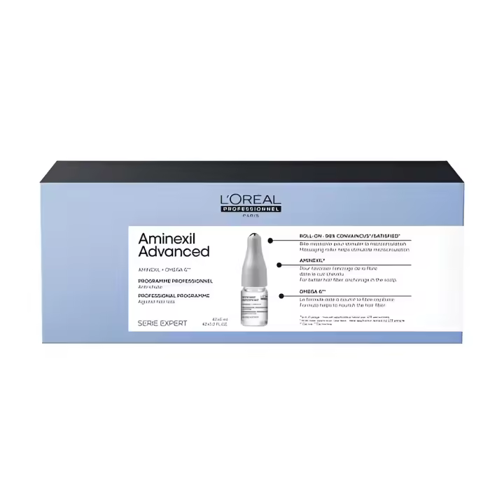 L'oréal Aminexil Advanced para la Caída del Cabello: Fórmula Profesional para Estimular el Cuero Cabelludo y Suministrar Nutrientes Esenciales - 1