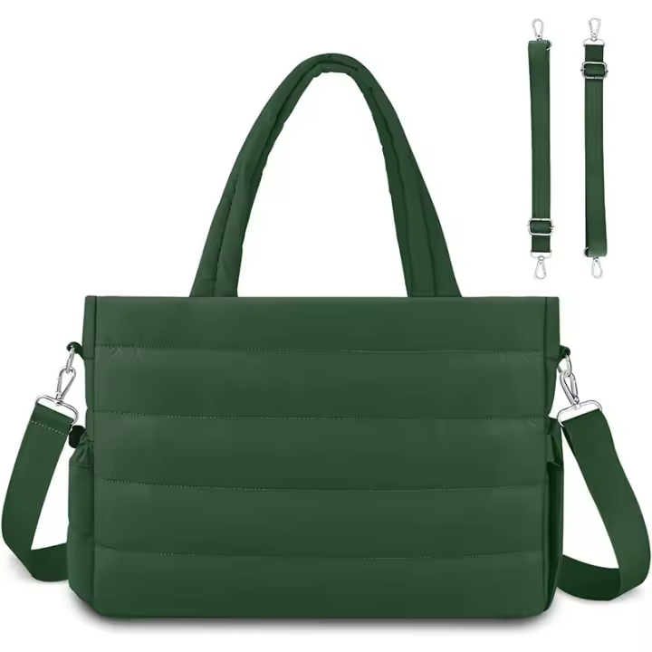 Bolso de mano, Bolso de biberones, Bolso plegable de gran capacidad, Bolso multiusos para pañales. - 1