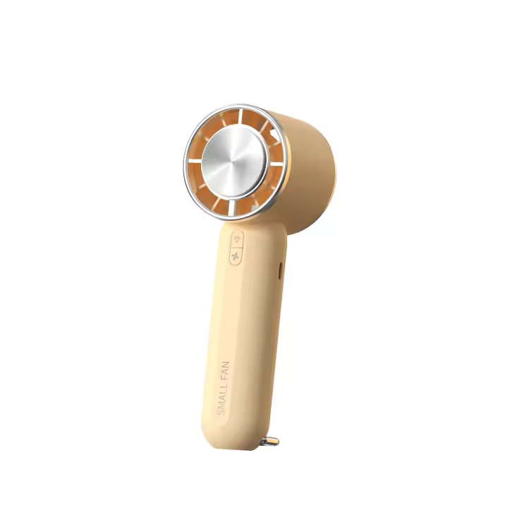 Nuevo ventilador de refrigeración semiconductor de hielo, carga USB con luz nocturna, ventilador pequeño de turbina de mano - 1