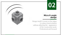 225Pcs Bloques Compatible Con Legos De 1x1 Con Estacas En Todos Los Lados Accesorios MOC En Colores Para Juguete De Artesanía DIY Para Niños - details 5