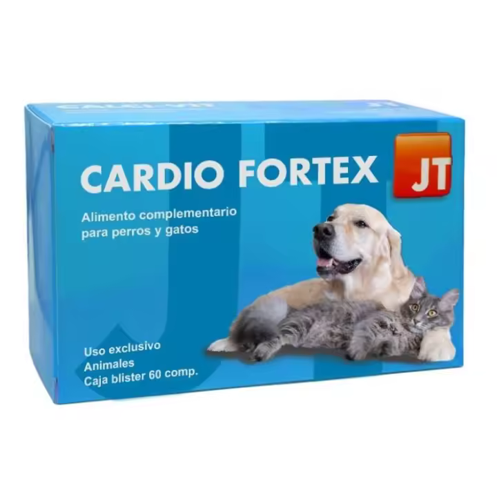 JT Cardio Fortex Comprimidos para Perros y Gatos  VitaminasCardio Fortex Comprimidos - 1