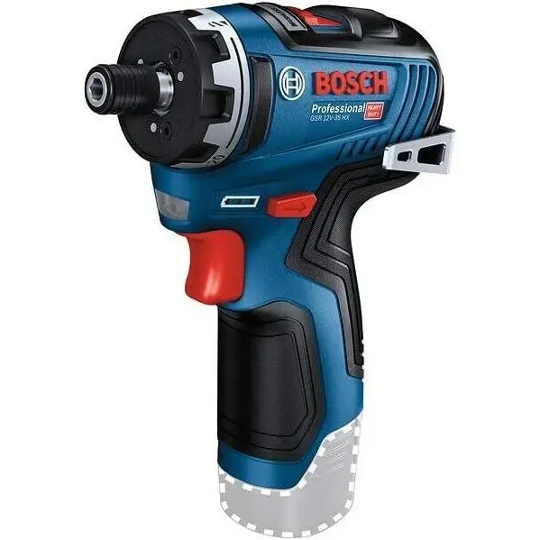 Bosch Professional 12V System GSR 12V-35 HX - Atornillador a batería (Brushless, 35 Nm, Ø máx. tornillo 10 mm, sin batería, en caja) .. - 1