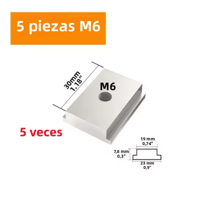 Aluminio Riel De T-Track Juego De Fijación Para Carpintería Miter 30/40/50cm Guía De Limitación De Deslizamiento En Reta - 1