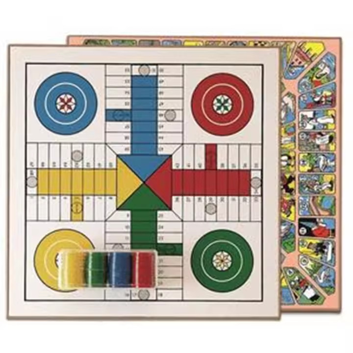 Tab. Parchis - Oca Madera 40X40 cm con acc. (Cayro T-138/A) - 1