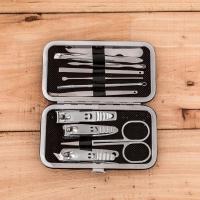 Set De Tijeras De Uñas Creativas Con Cara Feliz Herramienta De Manicura Y Peluquería De Uñas De Acero Carbono Conjunto De 11 Piezas - details 1