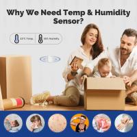 Sensor Inteligente De Temperatura Y Humedad MOES Tuya Zigbee Para Interior Monitoreo Por APP Compatible Con Alexa Google Home Batería Recargable - details 3