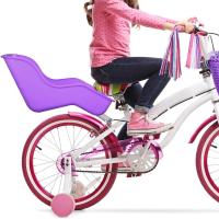 Asiento De Bicicleta Para Muñecas De Niños Accesorio De Adhesión Para Bicicletas Adecuado Para La Mayoría De Las Muñecas Y Juguetes Suaves Fácil De Instalar Regalo Ideal Para Niños - details 1