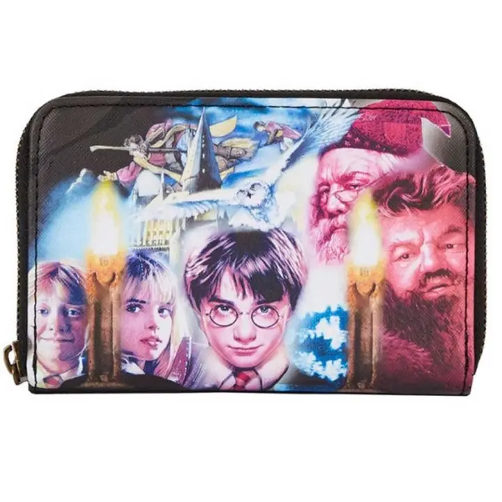 LOUNGEFLY CARTERA HARRY POTTER PIEDRA FILOSOFAL MONEDERO  mujer PHILOSOPHER STONE DUMBLEDORE HAGRID HERMIONE RON - 1