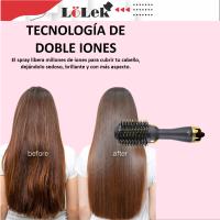 Cepillo Secador y Alisador de Cabello Lolek 1000W Dorado - Estilo Profesional con Tecnología de Calor Uniforme - details 2