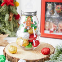 Juego De Botellas De Almacenamiento Ecológicas De Plástico Para Regalos De Navidad Y Año Nuevo Jarra Dulces Para Niños Caja De Decoración De Pastelería Y Chocolate Capacidad 401-500ml - details 7