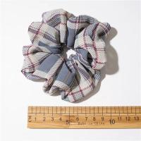 Set De Scrunchies Para Mujer Cinta Elástica Vintage Cuadros Headband Accesorios De Cabello Para Niñas Adornos Para El Cabello - details 2