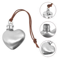 Botella De Agua De Acero Inoxidable Pequeña En Forma De Corazón Portátil Para Exteriores Flasque De Vino Miniatura - details 1
