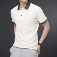 Camisa Polo Casual Para Hombres De Color Sólido Manga Corta Cómoda Para Verano Antideslizante Transpirable De Algodón Blends - details 8