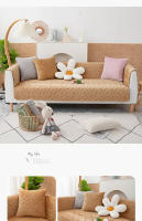 Cubierta De Sofá De Veludo Lechoso Para Otoño E Invierno Terciopelo Grueso Fundas Protectoras De Muebles Para Sala De Estar Estilo Sólido Tamaño Variado - details 19
