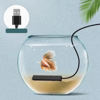 Calefactor De Acuario Mini USB Con Protección De Sobrecalentamiento Herramienta De Calentamiento Para Acuarios Tanques De Tortugas Dispensador De Agua Para Mascotas Material De Vidrio Tipo Submersible - details 2