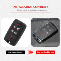 Funda De Llave De Coche En Silicona Para Land Rover A9 Range Rover Sport Evoque Discovery Freelander Protector De Porta-clés Con Estuche De Carcasa - details 4