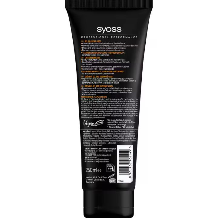 Cabello Syoss CURL CONTROL gel crema - 1