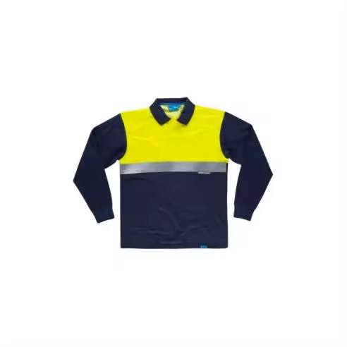 Polo de Manga Larga AV con Cinta Reflectante y Protección Antibacteriana - 1
