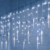 Luces De Navidad LED De Ceniza Para Exterior Decoración De Jardín Calle Y Plaza En Forma De Gota De Agua Método De Instalación Auto-contenido - details 9