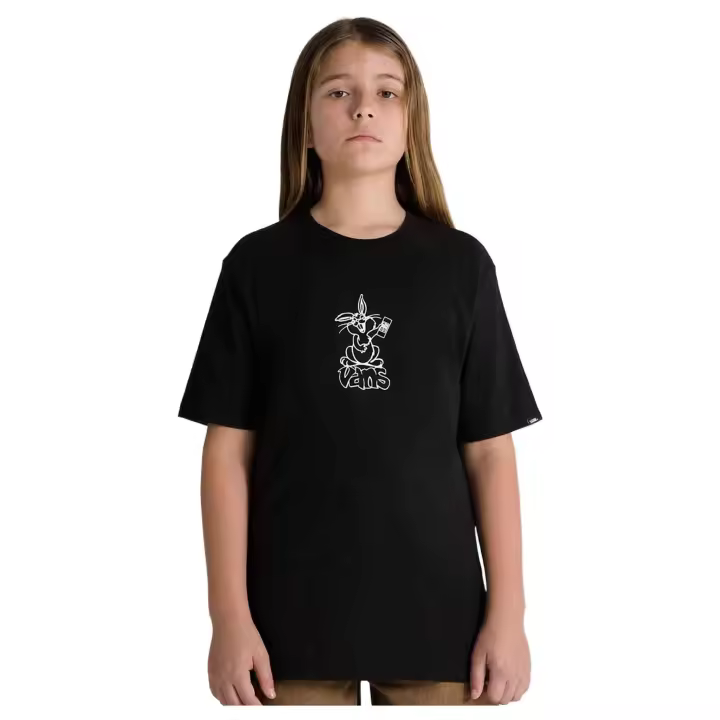 Textil Sportswear marca Vans modelo Vn000Jc2Blk1 para kids en color negro - 1