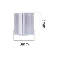 100pcs Pack Tapones De Silicona Suave Para Oídos Transparentes Plásticos Para DIY Pendientes Joyería Encuentros Bala - details 9