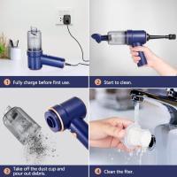 Aspirador de Mano Inalámbrico para Coche, 45W 3600mA Potente Mini Aspirador, Aspirador de Mano con Luz LED y Filtro HEPA Lavable, Aspiradores de Mano Adecuados para Pelo de Mascotas, Hogar, Oficina - details 5