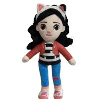 Muñeca De Peluche Gabby Casa De Muñecas Dibujos Animados Gato Sonriente Juguete Para Niñas Regalos De Cumpleaños Animal De Peluche - details 9