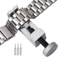 Kit de extricarón de Eslabones de Reloj con 3 pasadores adionales-Herramienta para ajustar Correa de Reloj de manera fácil y rápida - details 0