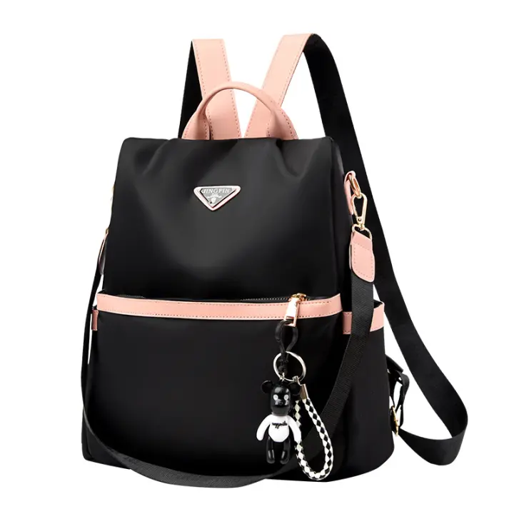 Mochila pequeña para mujer, antirobo, de gran capacidad, adecuada para la escuela, el trabajo y los viajes. - 1