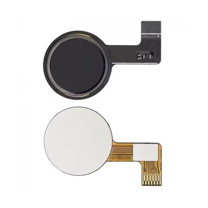 IMATICA LOS PALACIOS - Botón Home Huella Compatible Motorola Moto E6 Plus - Cable Flex Repuesto Negro - 1