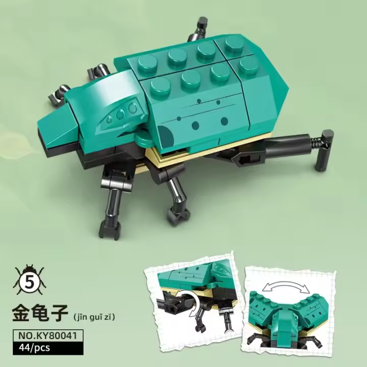 Insect Battle Simulation Bee Mantis Building Blocks Toys Children's Brain Game Puzzle Toy of Improve Boys and Girls' Attention - 1
