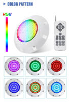 Luz Submarina LED RGB 12V Para Piscina 18W 25W 35W 45W Decoración De Fiesta Con Control Remoto Para Fuente Y Piscina - details 5