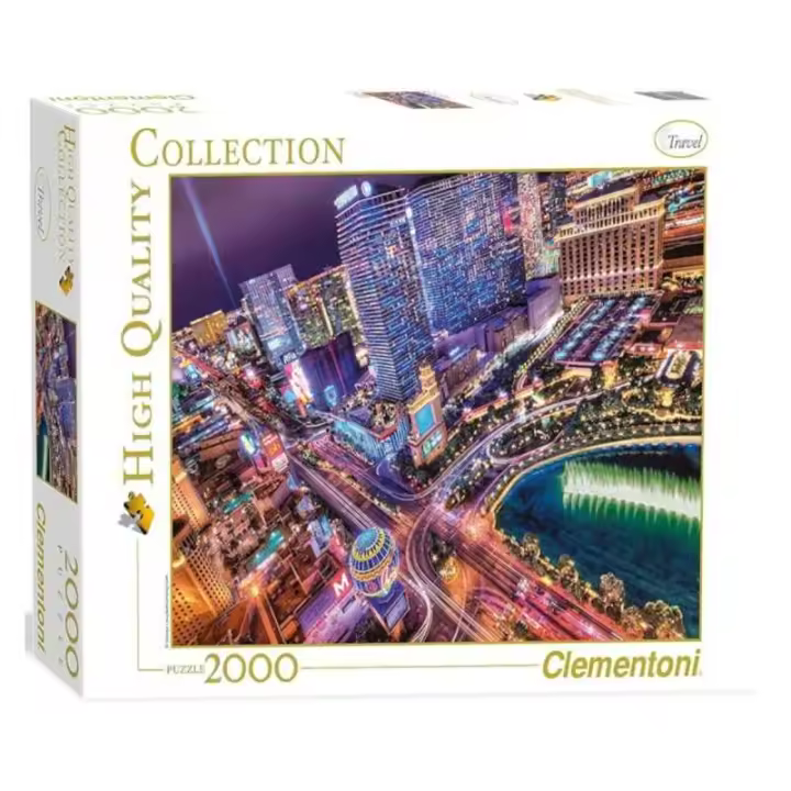 Puzzle 2000 piezas Las Vegas - Estados Unidos Clementoni - 1