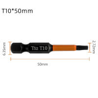 1PC Bit De Destornillador De Acero De Aleación 50mm Tamaño De Encimera Hexagonal 1/4 Pulgada Con Cabeza Magnética T10/T15/T20/T25/T30/T40 Herramienta De Reparación Electrónica - details 3