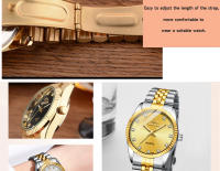 Reloj De Cuarzo Para Hombre CHENXI Con Correa De Acero Inoxidable Y Diamantes Resistente Al Agua Y Al Choque Estilo De Negocios Multicolor - details 5