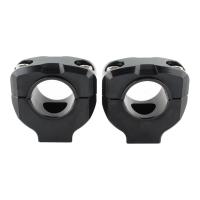 Pack De 2 Abrazaderas De Manillar Para Motocicleta ATV Tierra Batida 1/8 Pulgada 28mm Montaje Universal De Aluminio CNC - details 0