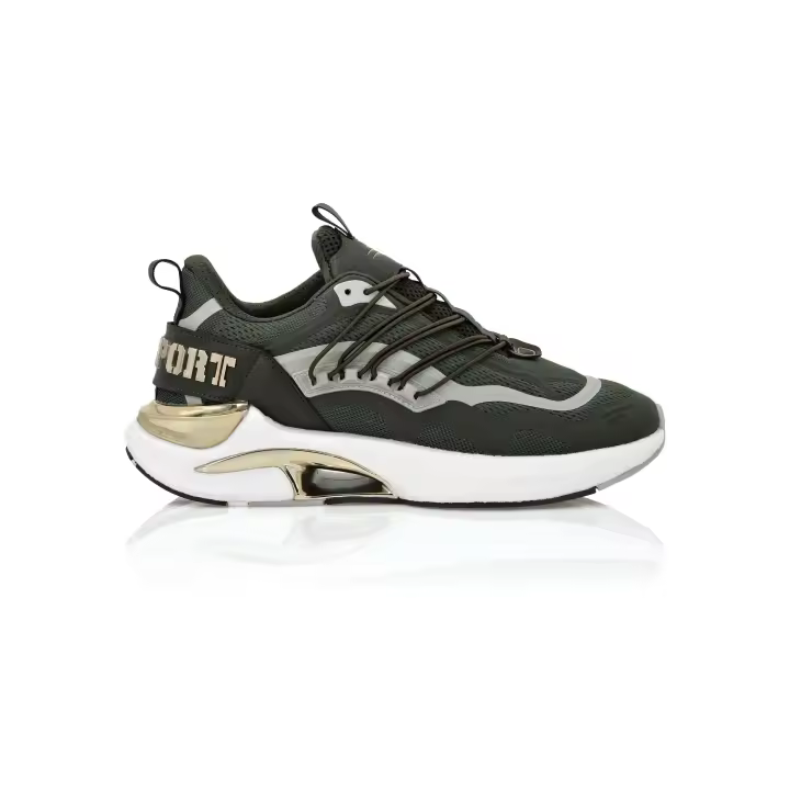 Zapatillas Deportivas PLEIN SPORT Onyx Ultra con Logo Metálico en el Talón Color Verde - 1