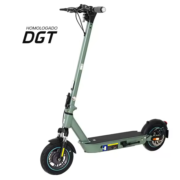 Zwheel zfox max street hunter patinete electrico motor 400w - homologado dgt - velocidad hasta 25km/h - autonomia hasta 50km - 3 modos de conduccion - carga maxima 100kg - ruedas 10” - 1