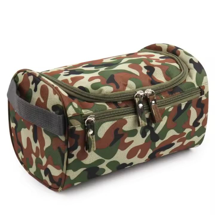 Neceser de viaje para hombre y mujer, neceser para Colgar, neceser para niños y niños, color camuflaje - 1