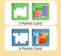 Juego De Mesa Interactivo 3D Puzzle Para Dos Personas Tangram Matemáticos Bloques De Construcción Juego De Enigmas Para Niños - details 2