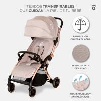 Asalvo Silla de Paseo Plis Plas - Carrito bebé, Confortable, Ultraligera, Segura, Capota con Ventana y Freno Trasero, Manejable, Plegado compacto, Carga Máxima 24 kg - details 1