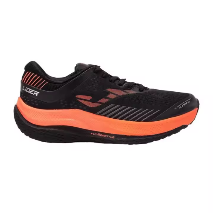 Zapatilla Joma Lider Negro Naranja Hombre Elidew22 - 1