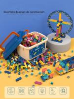 Juego De Rompecabezas De Bloques De Construcción Grande DIY Montessori Juguetes Educativos Creativos Para Niños Regalo De Caja Coloridos - details 0